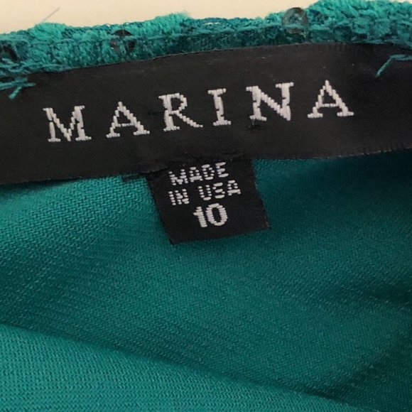 Formal green dress size 10 - Picture 6 of 8